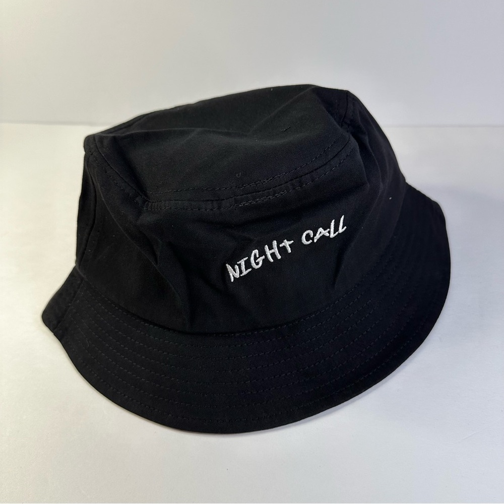 Black Night Call Bucket Hat